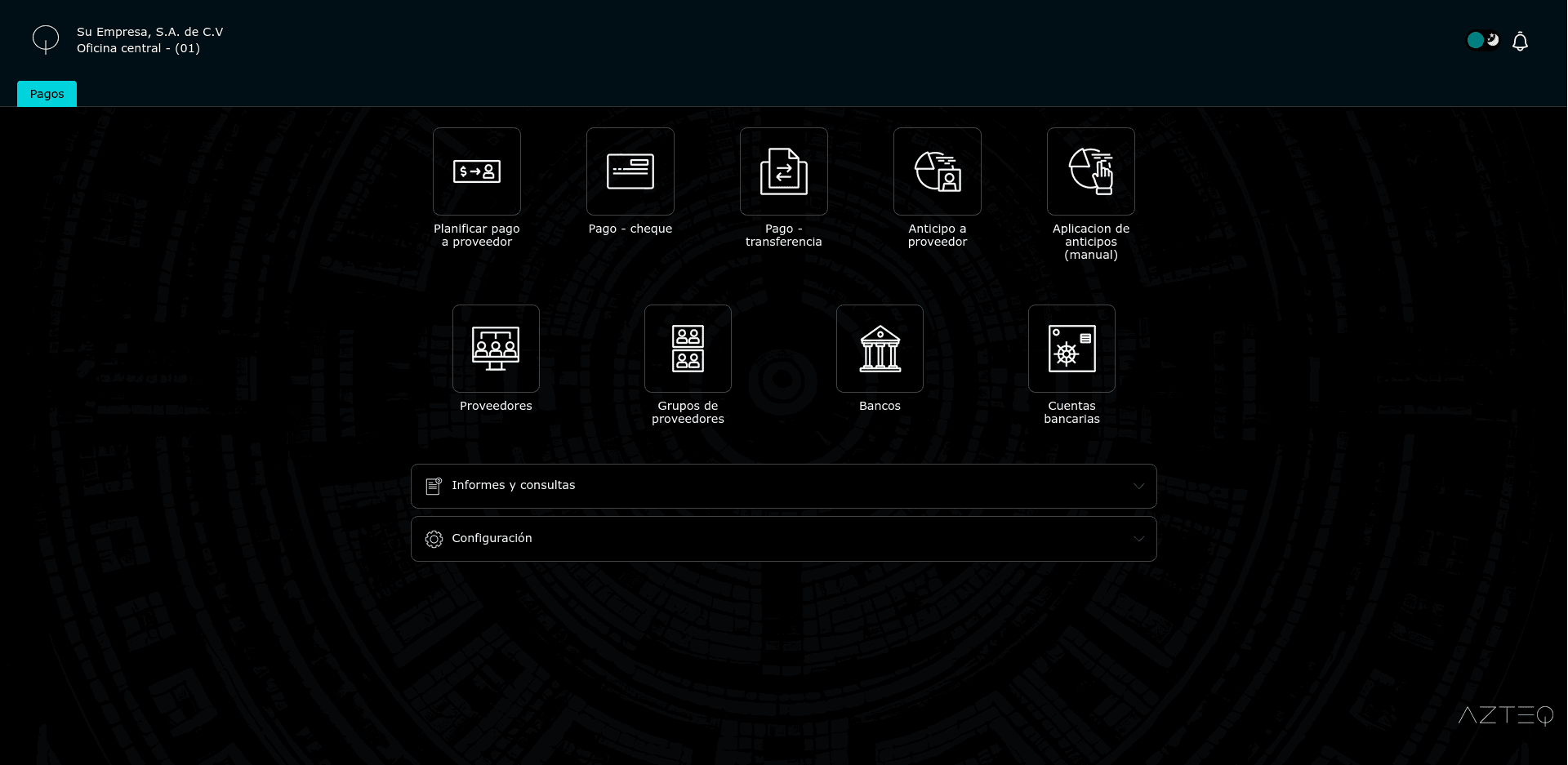 Vista general de cuentas por pagar